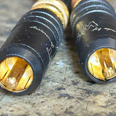 Kimber Kable Hero 2’ RCA interconnect cables - Black/Gold image 2