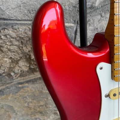 Fender Stratocaster ST-57AS 40th Anniversary - Candy Apple Red - Foto Flame (1994) image 6