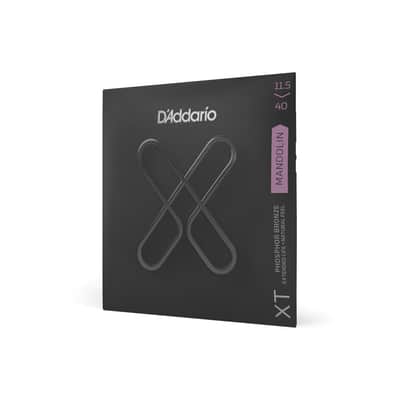 D'Addario XTM11540 XT Phosphor Bronze Mandolin Strings Custom Medium 11.5-40 image 2