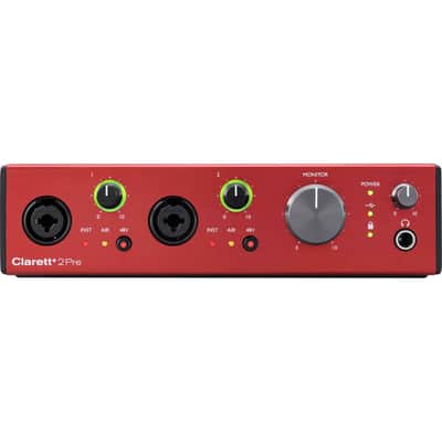 Focusrite Clarett+ 2Pre 10-In 4-Out USB-C Audio Interface - Air Mode Preamps image 2