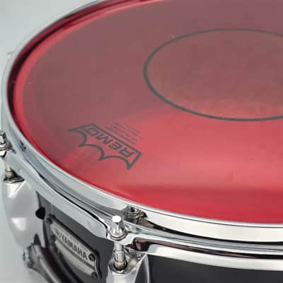 Used Yamaha Recording Custom Snare Drum 14x5.5 Solid Black - Very Good image 5
