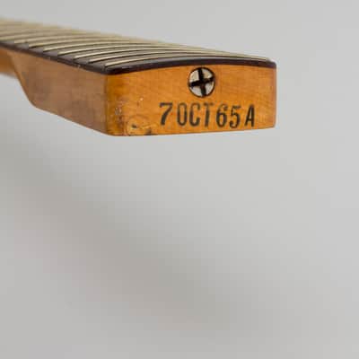 Fender Jazz Bass Solid Body Electric Bass Guitar (1964/5), ser. #L24522, molded black plastic hard shell case. image 12