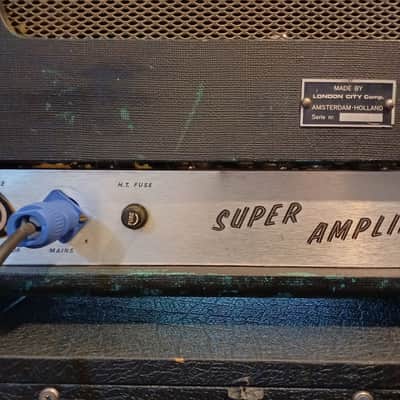 London City DEA130 Handwired! Super Amplifier MK V Early 70s  Marshall Plexi Clone Copy image 5