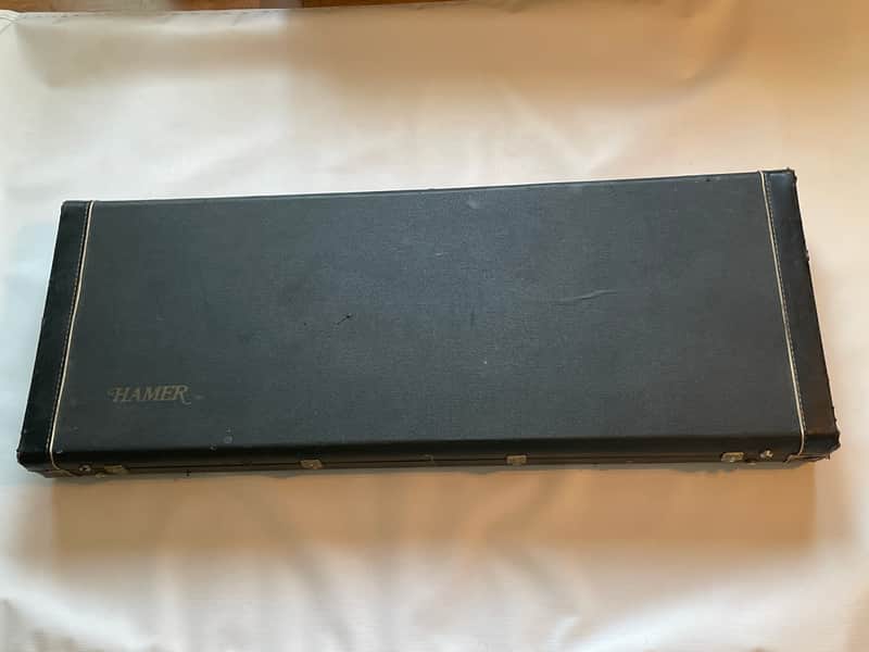 1980's Hamer Explorer Style Model Guitar Tolex Hardshell Guitar Case image 1