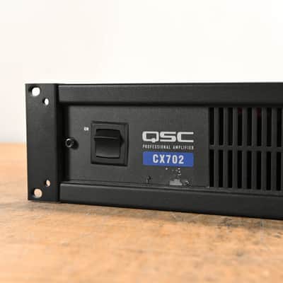 QSC CX702 2-Channel 700W Power Amplifier CG01V6Y image 3