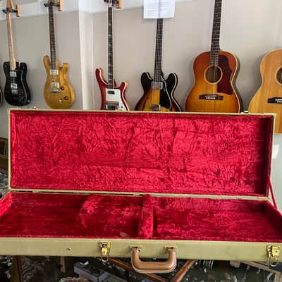 Vintage 1976 Ibanez 2388B (“Ibanbacker”) Maroon/Fireglo Finish (Lawsuit 4001 Model), JBE R4000 Handwound Pickups, w Non Original MIC Tweed Hard Case~A KILLER FULL SCALE BASS image 23