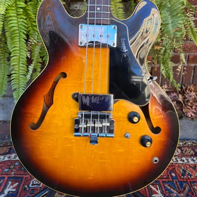 Vintage 1968 Gibson EB-2 Semi Hollow Body Short Scale Electric Bass w OCBC~100% Original~VG+ / Excellent Condition~A Sonic Monster! image 3