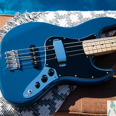 2020 Fender Hybrid Jazz Bass with Maple Fretboard - Indigo - Made in Japan - Pro Set Up w Perfect Frets/Action/Intonation! image 10