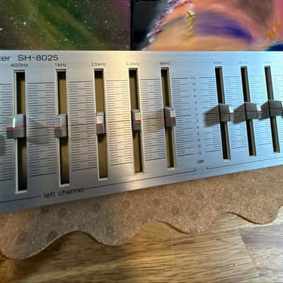 Technics SH-8025 Dual 7‑Band Stereo Graphic Equalizer Silver Face player image 13