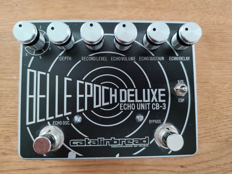 Catalinbread Belle Epoch Deluxe CB3 Dual Tape Echo Emulation 2022 - Present - Black / Silver image 1