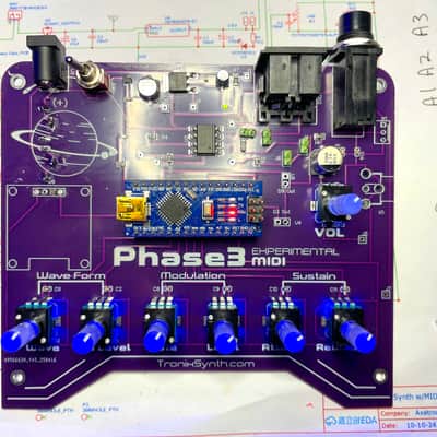 Experimental FM MIDI Synthesizer Made in Circuit Bent Style image 4
