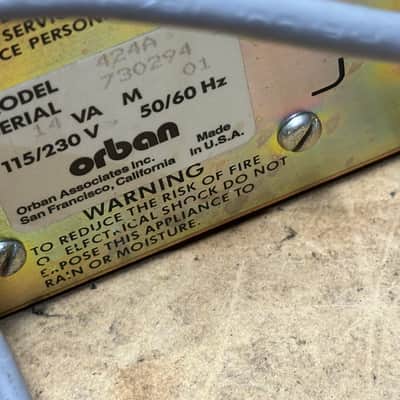 Orban 424A Revive Audio Modded Stereo Compressor Limiter Gate - NICE! image 7