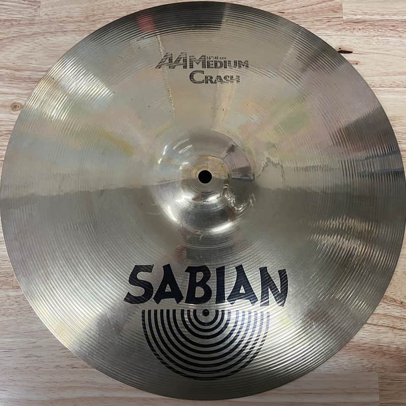 Sabian 16" AA Medium Crash Cymbal 1985 - 2001 image 1