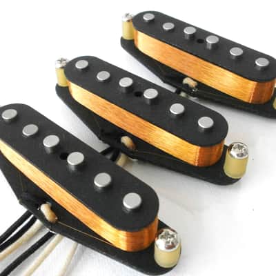 LEFTY Stratocaster Pickups SET 1963 Jimi Hendrix Strat A5 Vintage Staggered Left Handed 1960s 61 62 63 image 2