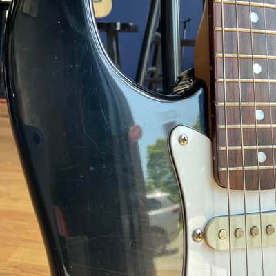 Fender MIK Squier Series Stratocaster electric guitar with Rosewood Fretboard, black image 8