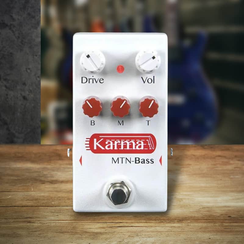 Karma Guitar Amps MTN-BASS Overdrive Distortion Bass Effect Pedal image 1