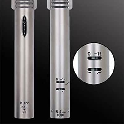 Royer Labs Royer R-122 Matched Pair Mkll's - Phantom Powered - Lrg Ribbon Elmt 2.5mic Nickel Pad, R-122 MKLL-MP image 4