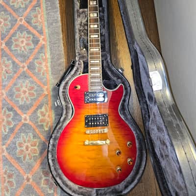 Epiphone Les Paul Custom Prophecy Plus GX 2012 - 2019 - Heritage Cherry Sunburst image 1
