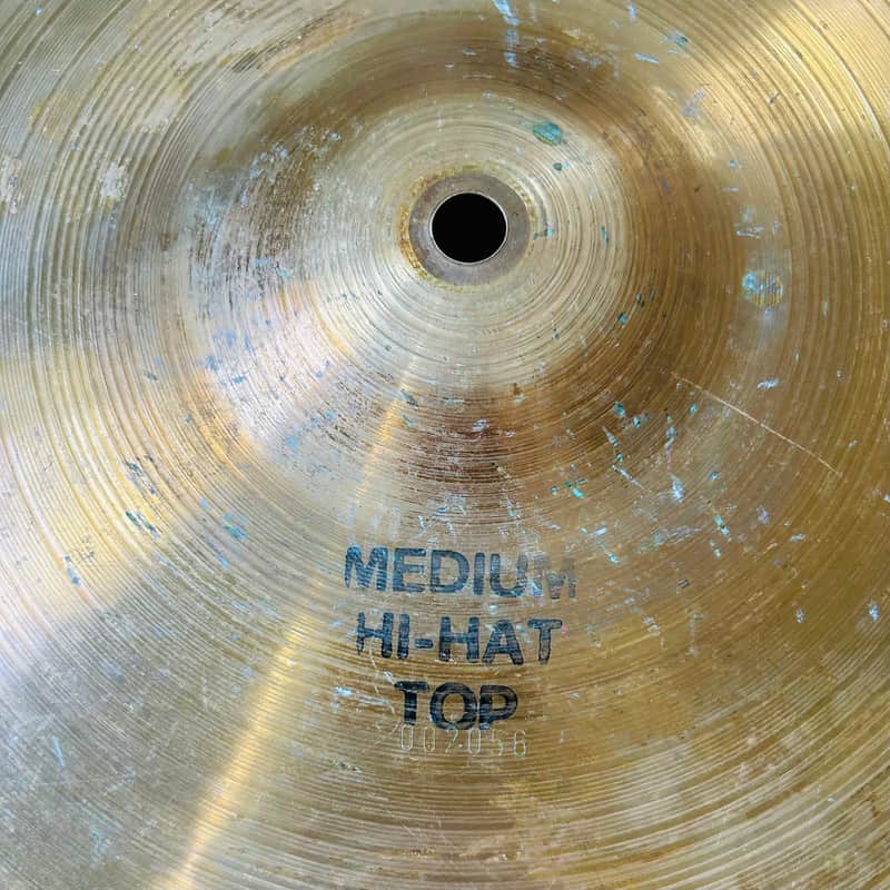 1980 Paiste 14" 2002 Medium Hi-Hat Cymbal (Top) 1980 - Present - Traditional image 1