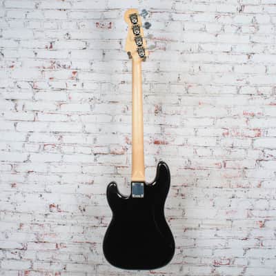 Fender Standard Precision Bass, Laurel Fingerboard, White Pickguard, Black image 9