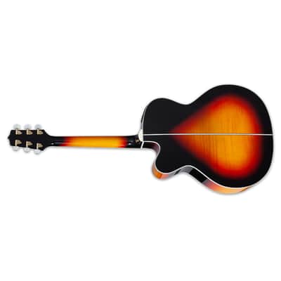 Takamine GJ72CE Solid Spruce Top / Layered Maple Jumbo Acoustic-Electric Guitar - Brown Sunburst image 9