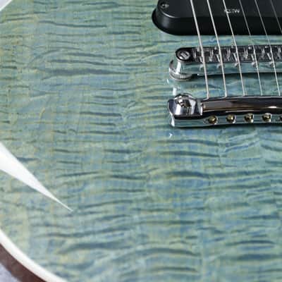 Kz Guitar Works    Solid-T 3S11 T.O.M (Kz One Solid 3S11 T.O.M)  (USED)  -See-Through WATER BLUE- image 10