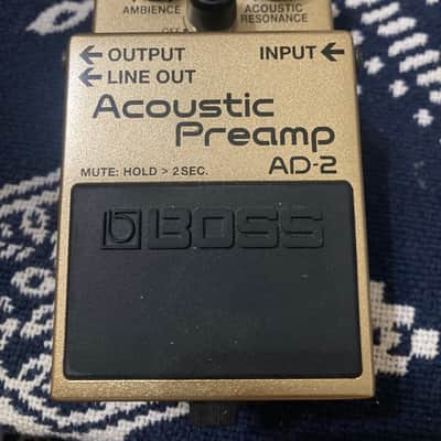 Boss AD-2 Acoustic Preamp Pedal 2016 - Present - Bronze image 1