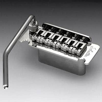 Schaller Stud Mount Vintage Tremolo, Roller Saddles – CHROME #3801 image 1