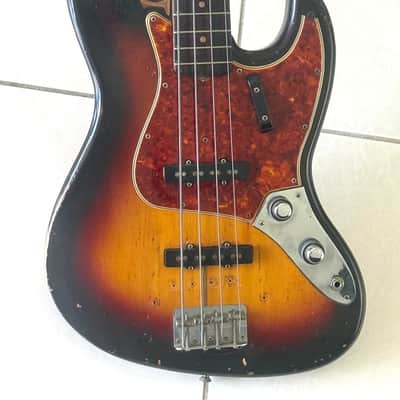 Fender Jazz Bass 1961 - very cool 1st issue "Stack Knob" Jazz ready for your collection ! image 21