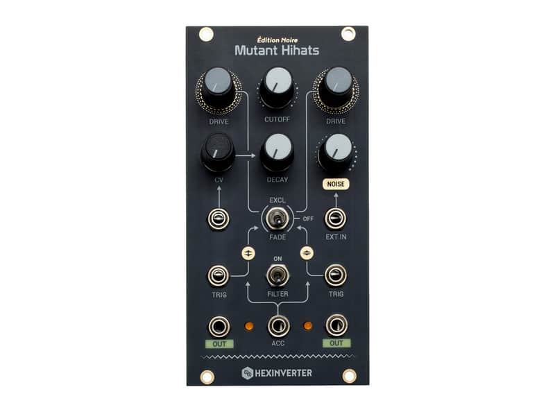 Hexinverter Mutant Hi-Hats Analog Drum Synth [DEMO]