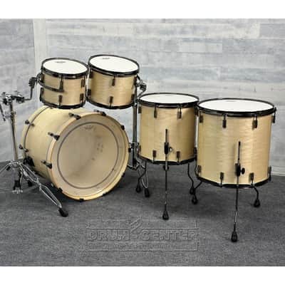 Noble & Cooley Union 5pc Drum Set Clear Gloss w/Black Hardware image 2