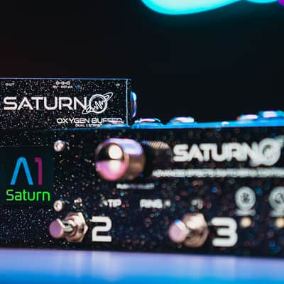 Saturn Pedals - Supernova - Advanced Effects Switcher & Controller +  Oxygen Buffer - Galactic Black image 6
