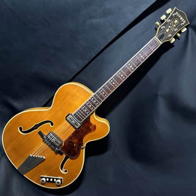 Hofner President Blonde Thinline Guitar - Toaster Diamond Pickups - Sturdy Martin Hard Case - 1961 image 2