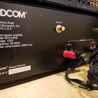 ADCOM GFA-545 II Amplifier & GTP-506 Preamplifier/Tuner Set - Tested & Working image 9