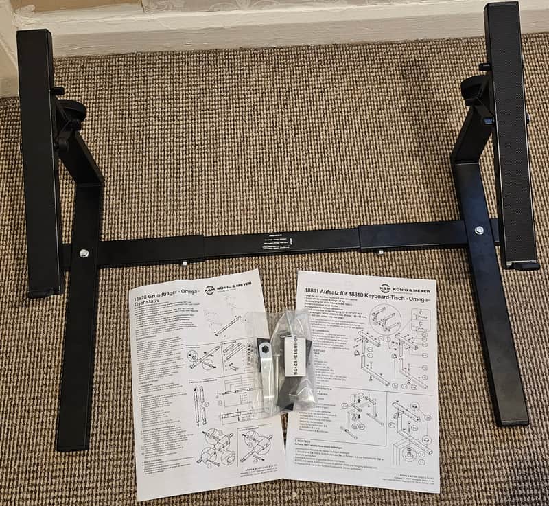 Konig & Mayer 18810 Keyboard stand & brace 2025 - Mint image 1
