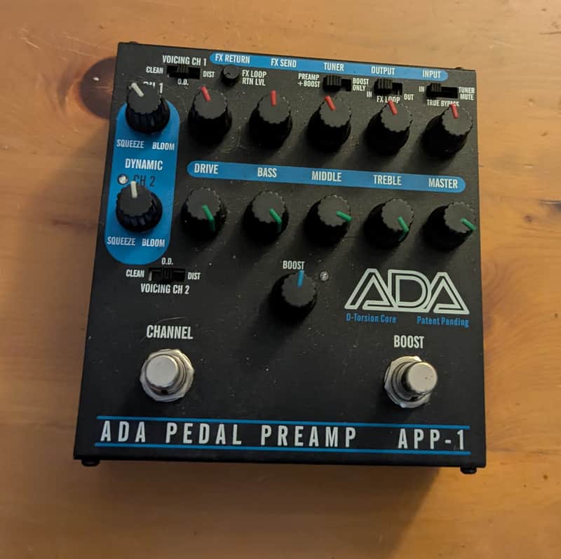 A/DA APP-1 Pedal Preamp 2010s - Black image 1