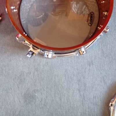 Natal Drums 14x6.5" Hand Hammered Steel Snare Drum - Old Bronze (Excellent Condition) image 14