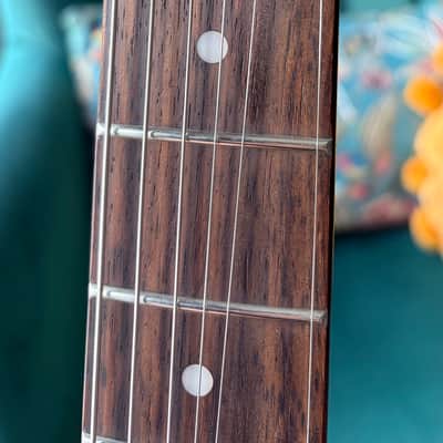 Squier Bullet Stratocaster HH with Tremolo 2010 - 2014 - Blue Sparkle image 3