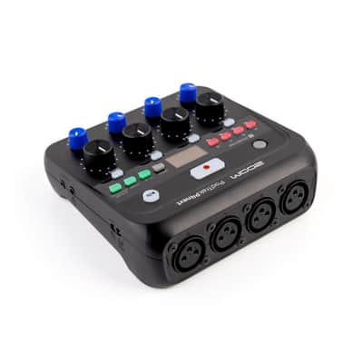 Zoom PodTrak P4next Audio Interface with USB 3.0 Type C Cable, microSD Card, and 5x AA Batteries image 3