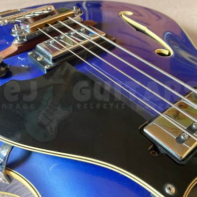 Yamaha SA-70 SA Bass MIJ 1967-72 w/OHSC ***STUNNING*** in Original 'Pearl Marine Blue' ***VERY RARE*** image 22