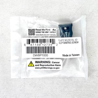DW Drums DWSP1000 Molded Pedal Key Clip with Screw image 2