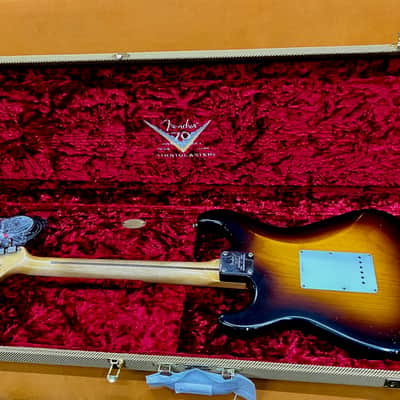 Fender 1954 Fender Stratocaster 70th Anniversary Limited Edition Journeyman Relic Greg Fessler Masterbuilt 2025 - Journey Relic Sunburst image 5