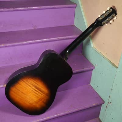 1965 Silvertone 604 (Harmony H929 Stella) Parlor Guitar (VIDEO! Fresh Work, Ready) image 9