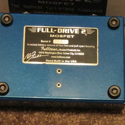 Fulltone Full Drive 2 Mosfet in Near-Mint condition with Original Box image 4