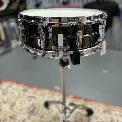 LUDWIG LB416KB 'B' STOCK 5 X 14 HAMMERED BLACK BEAUTY SNARE DRUM - FLOOR DEMO image 3