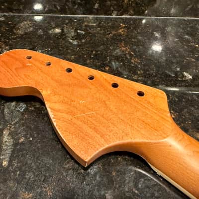 Real Life Relics Jazzmaster® Strat® Stratocaster Nitro Roasted Maple With Bound Rosewood Fingerboard Block Inlays Neck STD Headstock JSRRNB #1 image 8