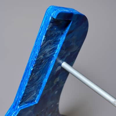 Korg Volca Rack, 3 Synth Stand, Recycled Plastic, Blue texture image 7