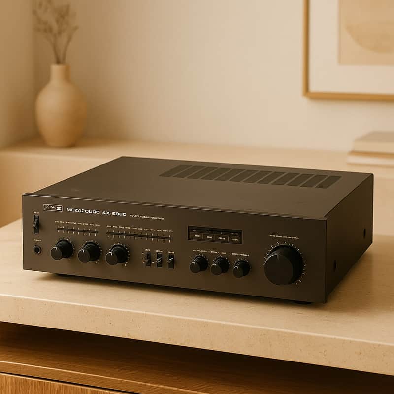 METZ AX-4960 Rare Vintage Power Amplifier Warranty Hi-Fi Stereo Phono