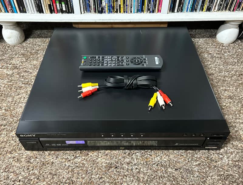 Sony DVP-NC875V CD/DVD/SACD Player 5-Disc Carousel Changer w/ Remote TESTED ✅