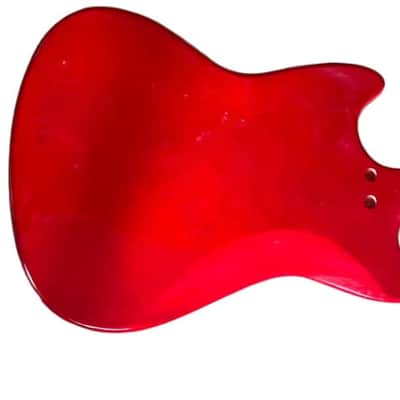 Mustang Offset Style Guitar Glossy Red Body image 2